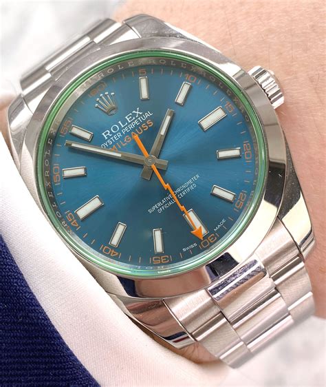 rolex milgauss blau oder schwarz|More.